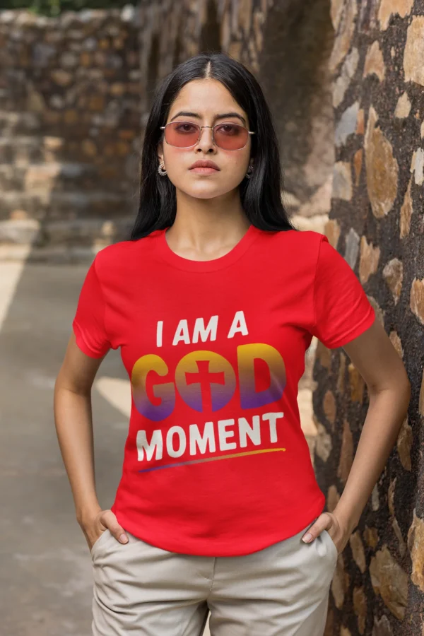 Basic T Shirt Mockup Featuring A Serious Woman With Sunglasses With Her Hands In Her Pockets