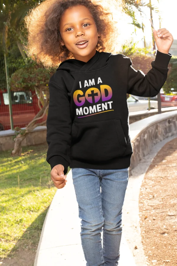 Pullover Hoodie Mockup Of A Girl With Natural Hair At A Park