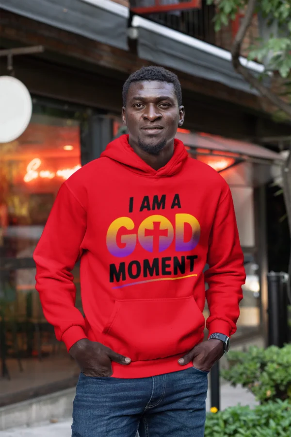 Sublimated Pullover Hoodie Mockup Featuring A Man With Short Hair