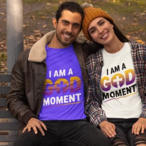 Tshirt Mockup of a Happy Couple Hugging in a Fall