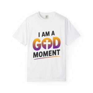 Inspirational Unisex Garment-Dyed T-Shirt, Faith-Based Apparel, Spiritual Gift, Christian Clothing, Motivational Tees