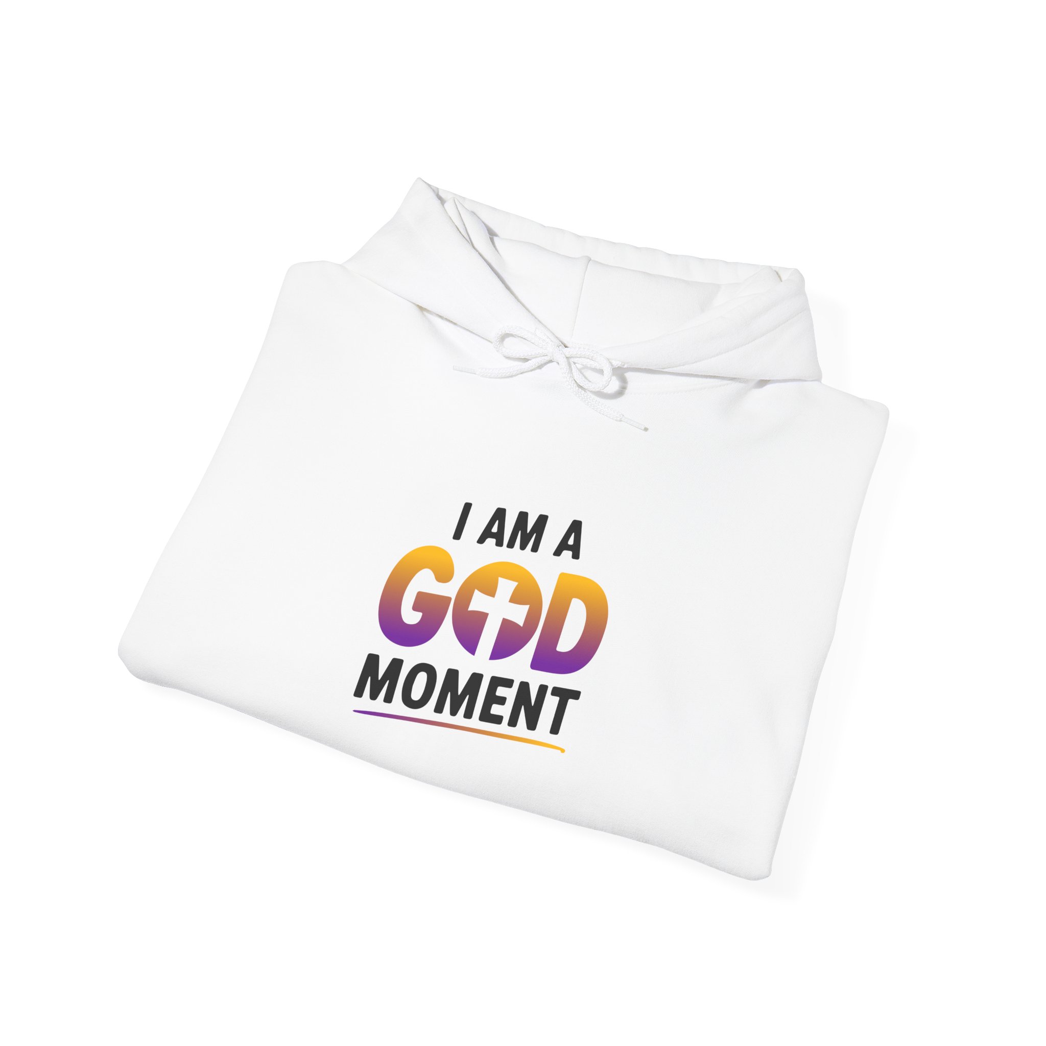 I Am a God Moment Hoodie – Inspirational Christian Faith Pullover - Image 4