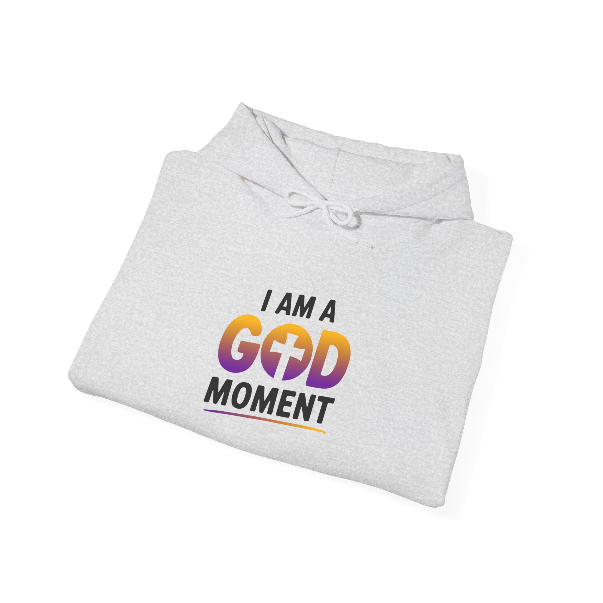 I Am a God Moment Hoodie – Inspirational Christian Faith Pullover - Image 8