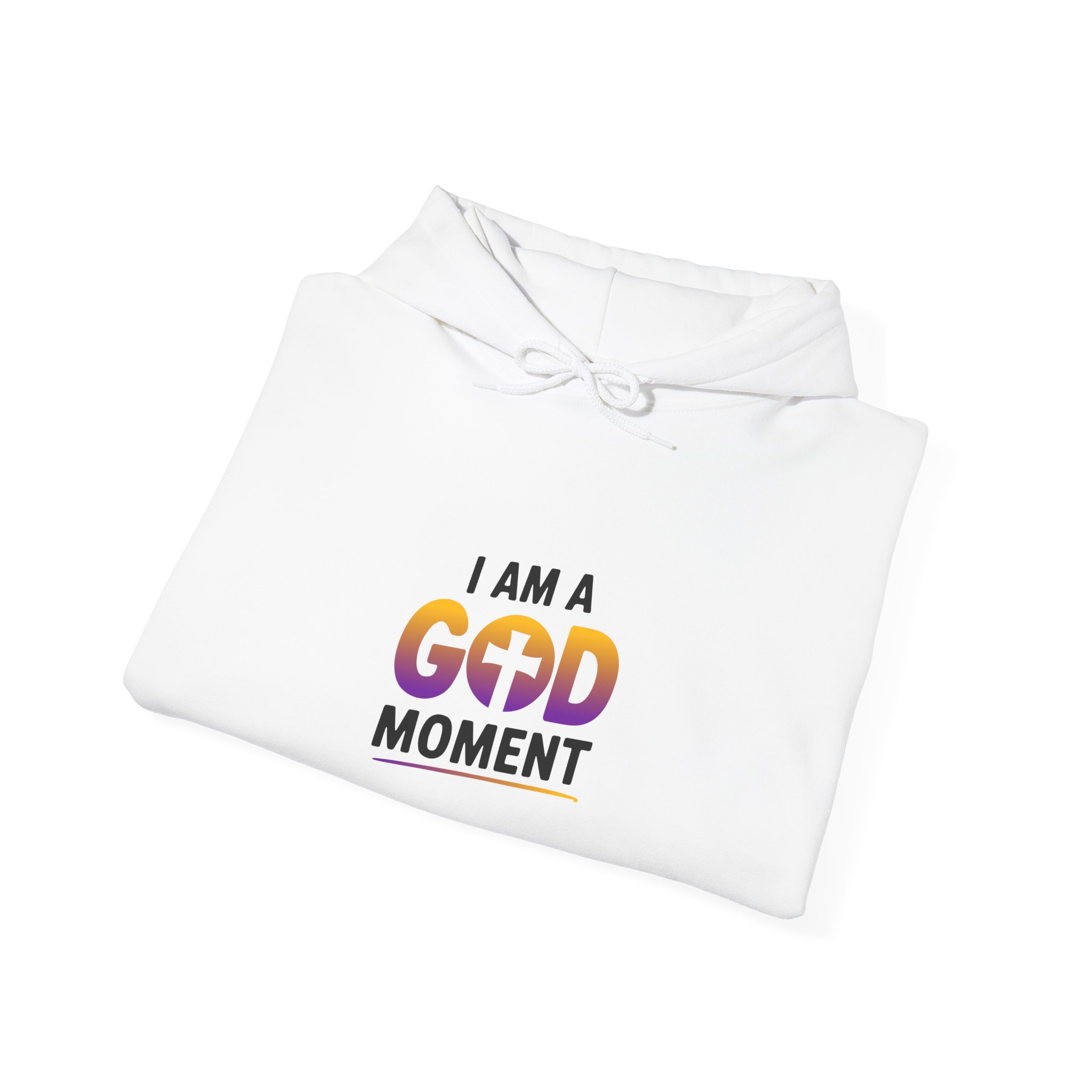 I Am a God Moment Hoodie – Inspirational Christian Faith Pullover - Image 4
